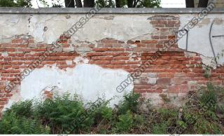 wall brick plastered